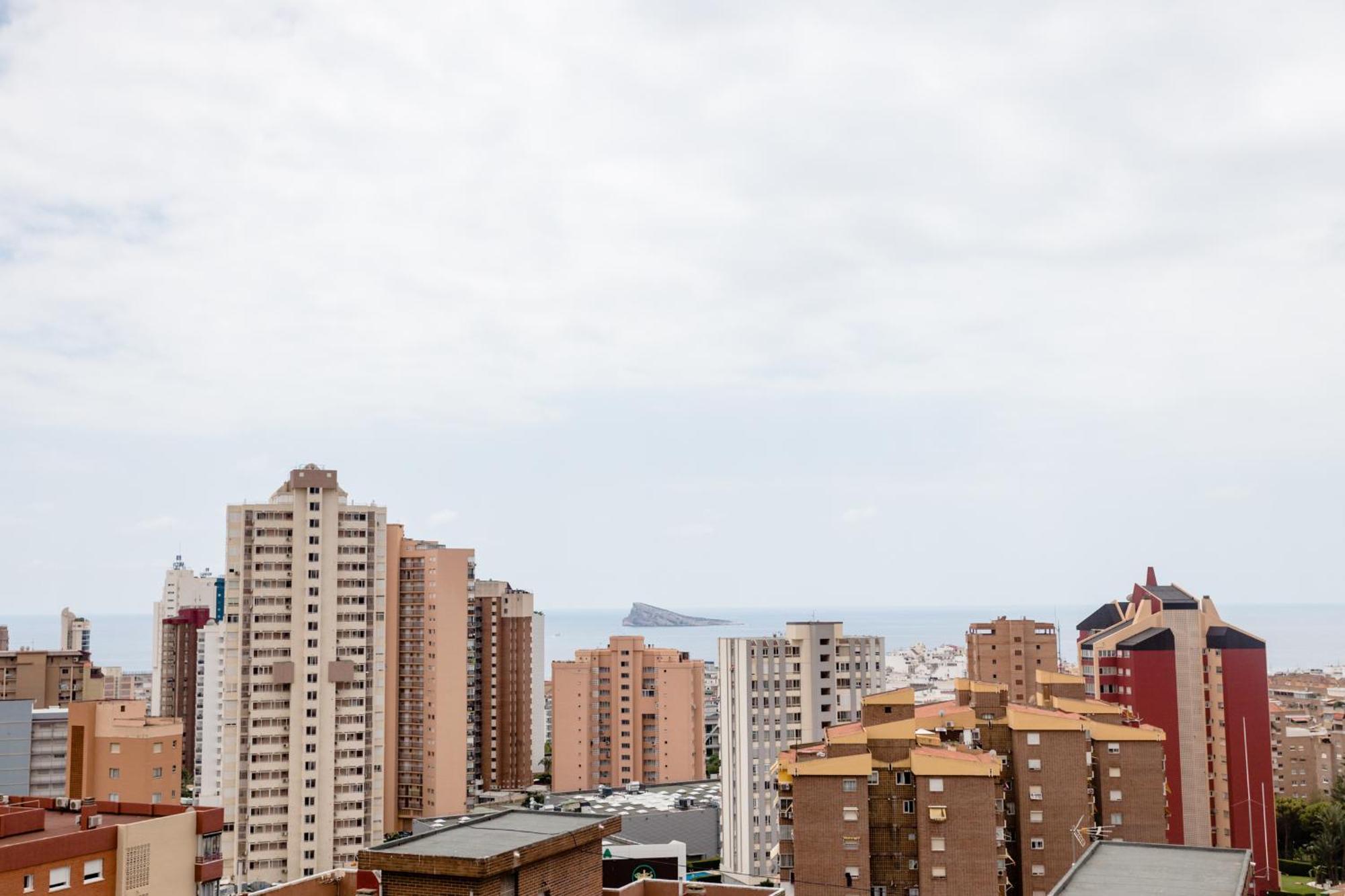 Great Panoramic View Studio Apartment ベニドルム エクステリア 写真