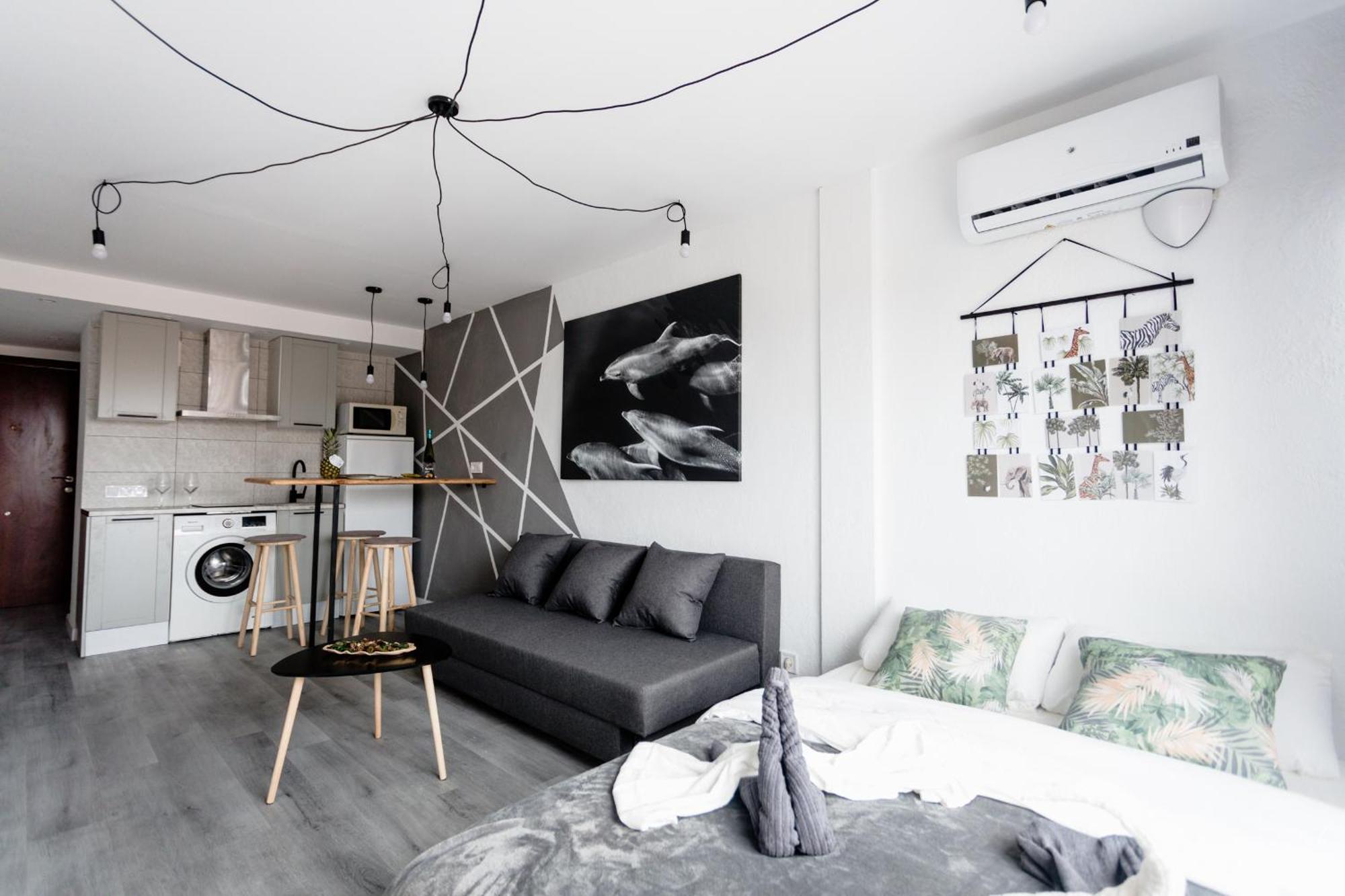 Great Panoramic View Studio Apartment ベニドルム エクステリア 写真